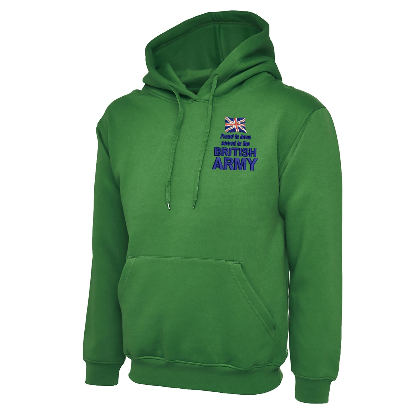 Proud to Have Served in The British Army Embroidered Classic Hoodie