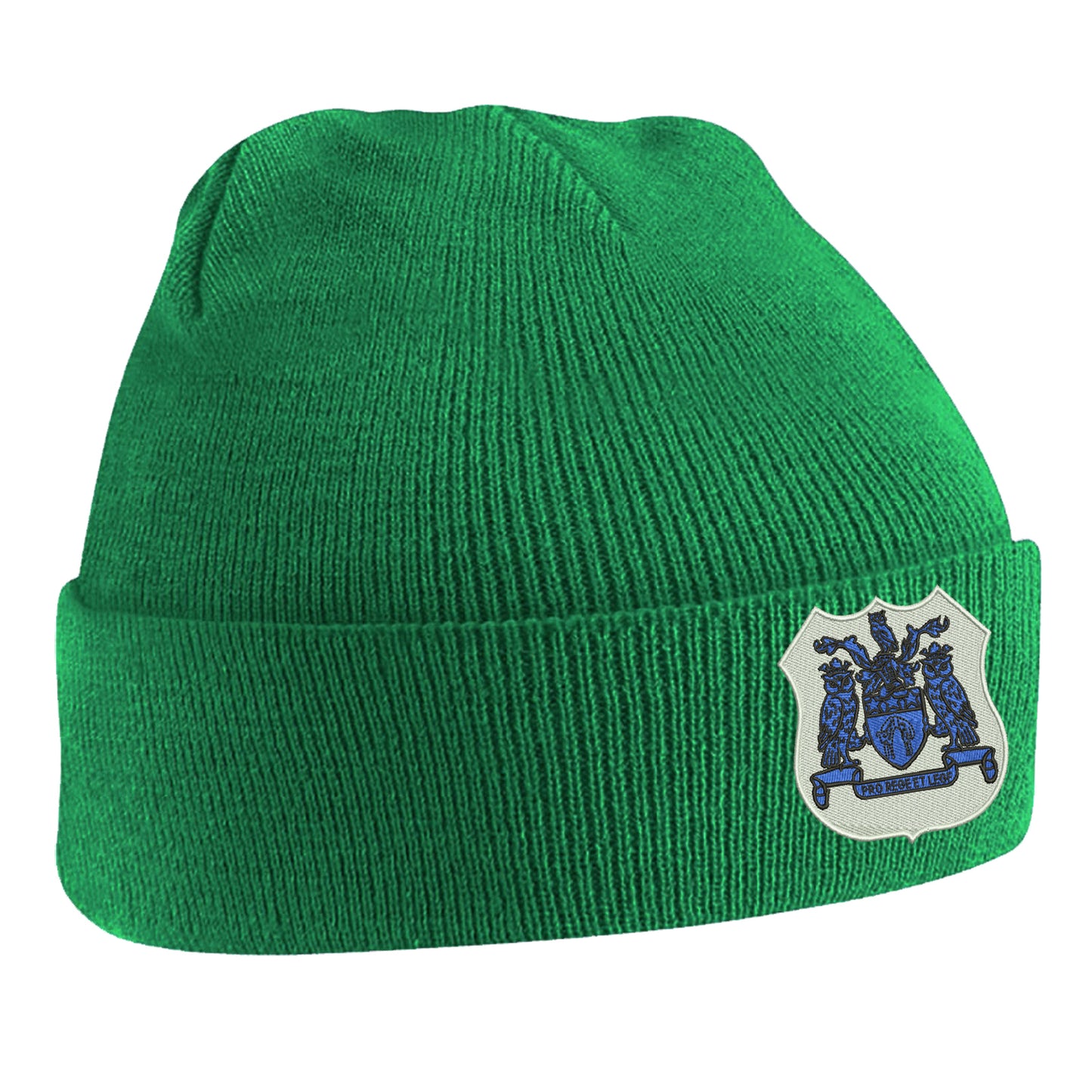 Retro Leeds 1950s Embroidered Beanie Hat