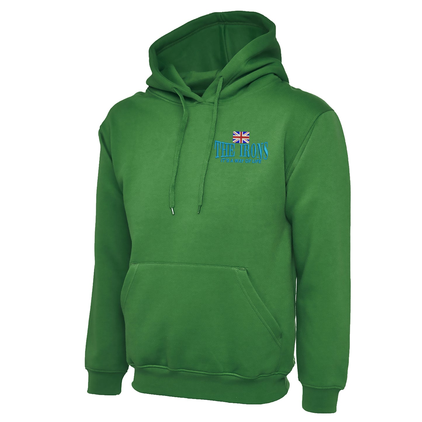 The Irons It's Way of Life Union Jack Embroidered Hoodie