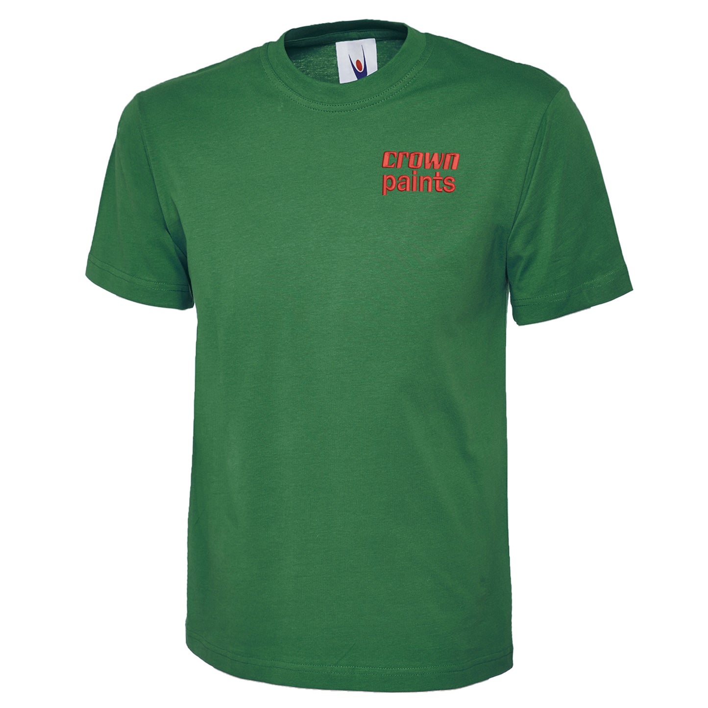 Retro Crown Paints Embroidered Classic T-Shirt