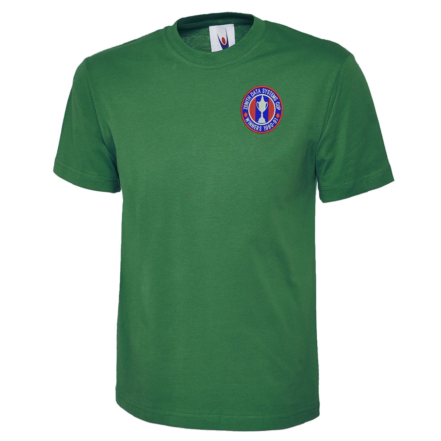 Retro Crystal Palace Zenith Data Systems Cup Winners 1991 Embroidered Classic T-Shirt
