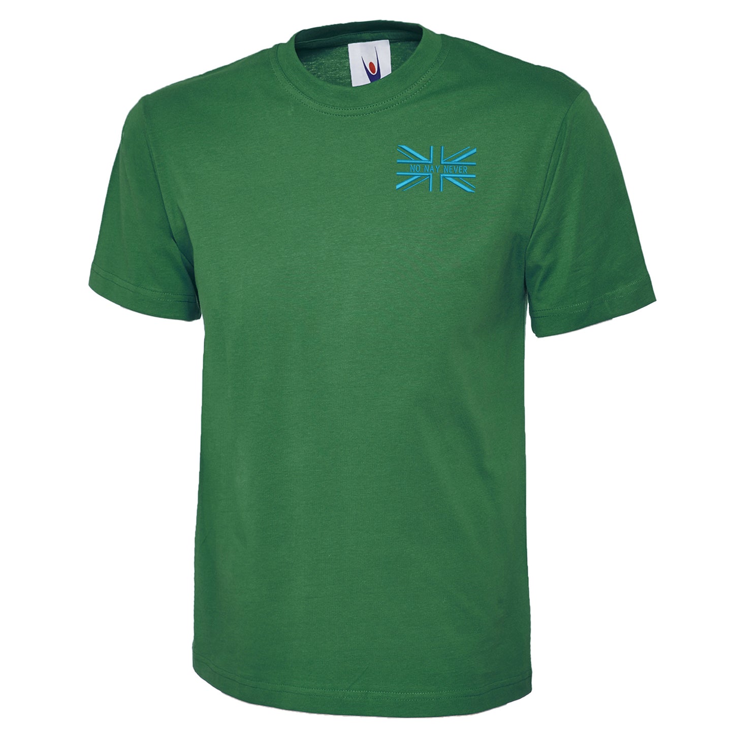 No Nay Never Union Jack Embroidered Classic T-Shirt