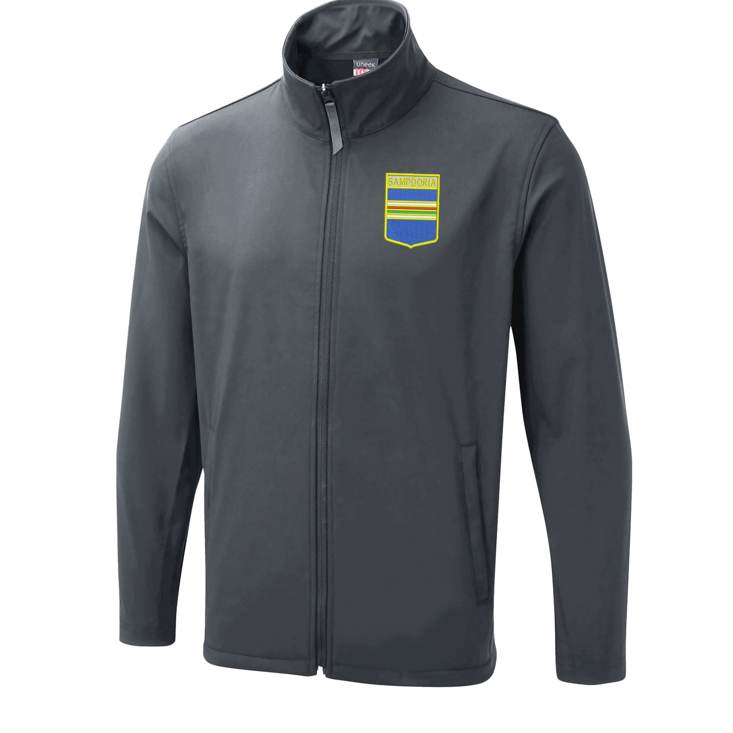 Retro Sampdoria 1960s Embroidered Lightweight Soft Shell Jacket