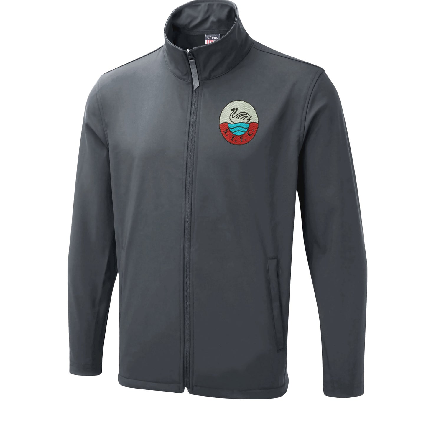 Retro Swansea 1960s Embroidered Lightweight Soft Shell Jacket