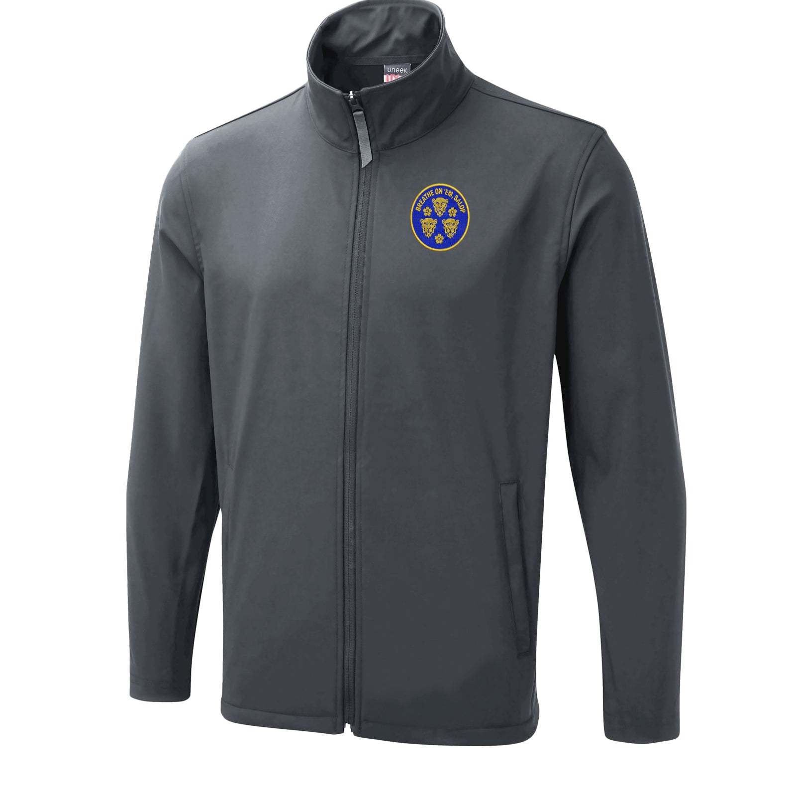 Shrewsbury Town Breathe on em Salop Bomber Jacket