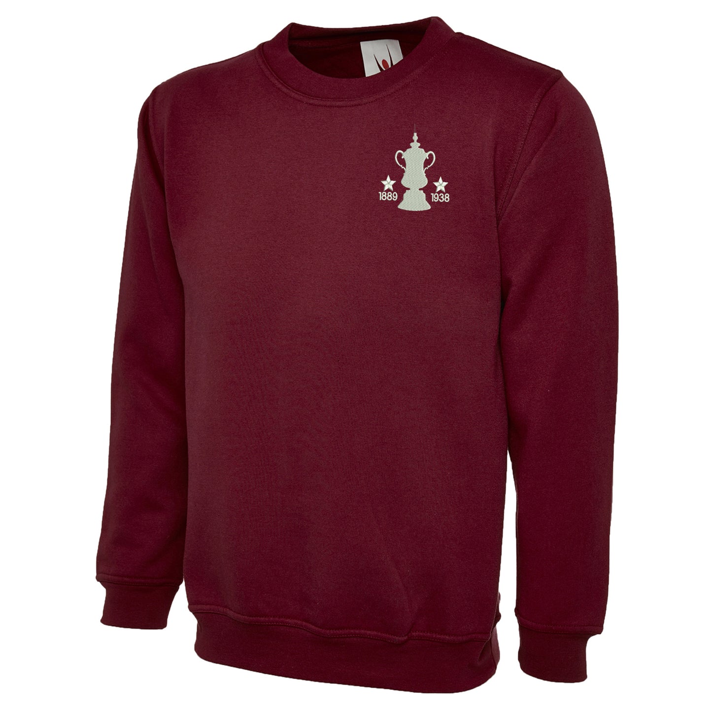 Retro Preston Two Time Cup Winners Embroidered Classic Sweatshirt