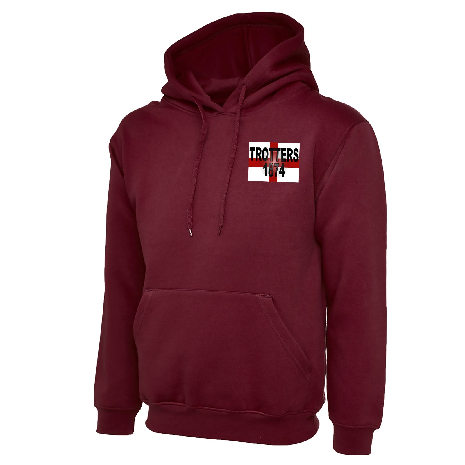 Trotters 1874 England Flag Hoodie