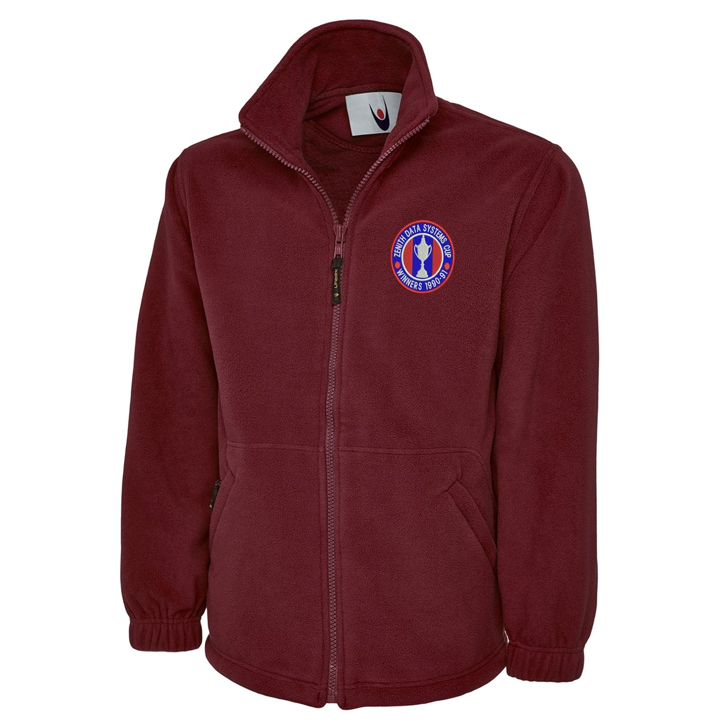 Retro Crystal Palace Zenith Data Systems Cup Winners 1991 Embroidered Premium Fleece