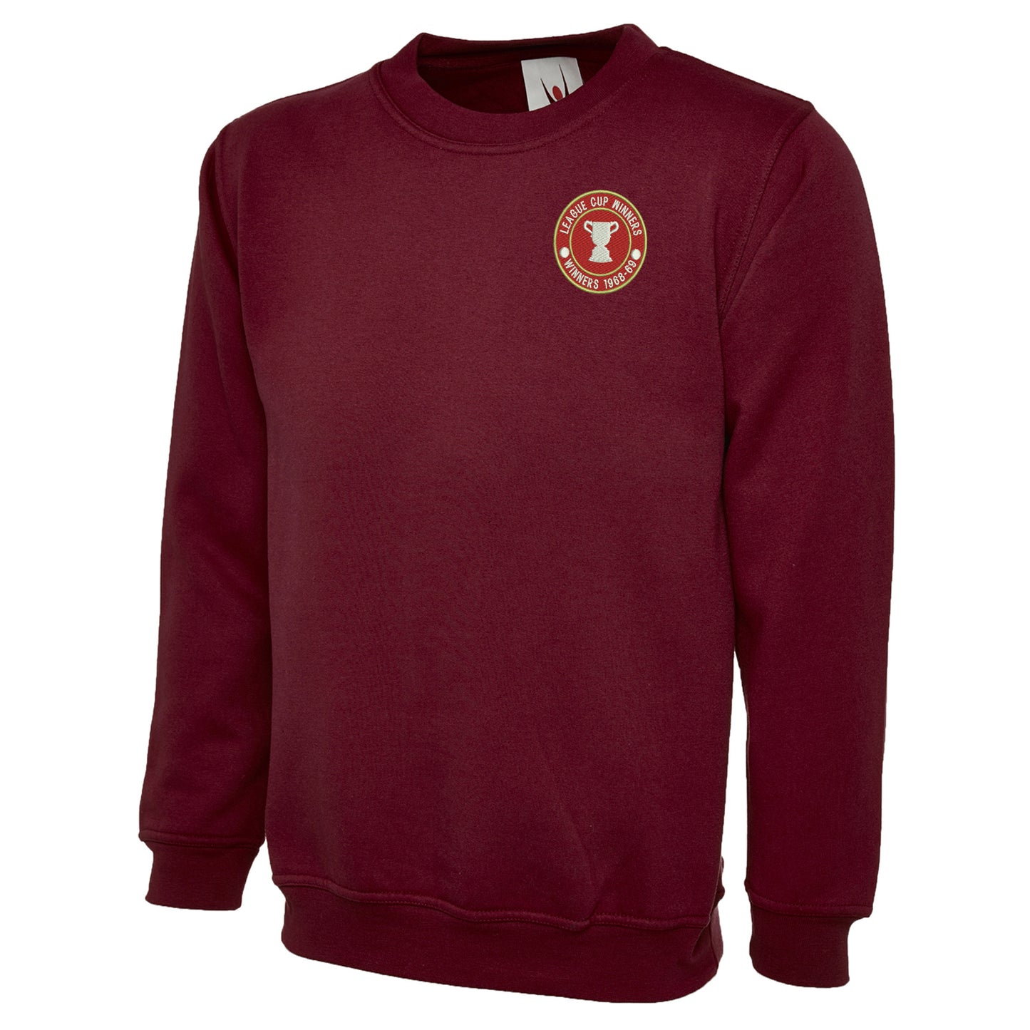 Retro Swindon Town Football League Cup Winners 1969 Embroidered Classic Sweatshirt
