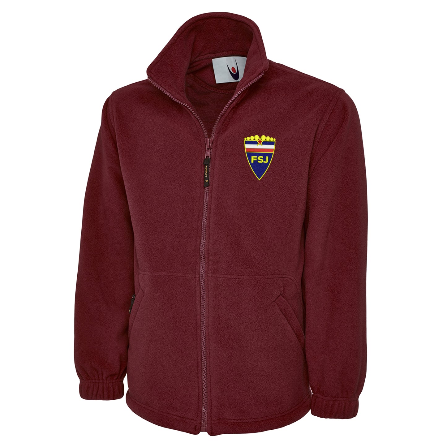 Retro Yugoslavia 1945 Embroidered Premium Fleece Jacket