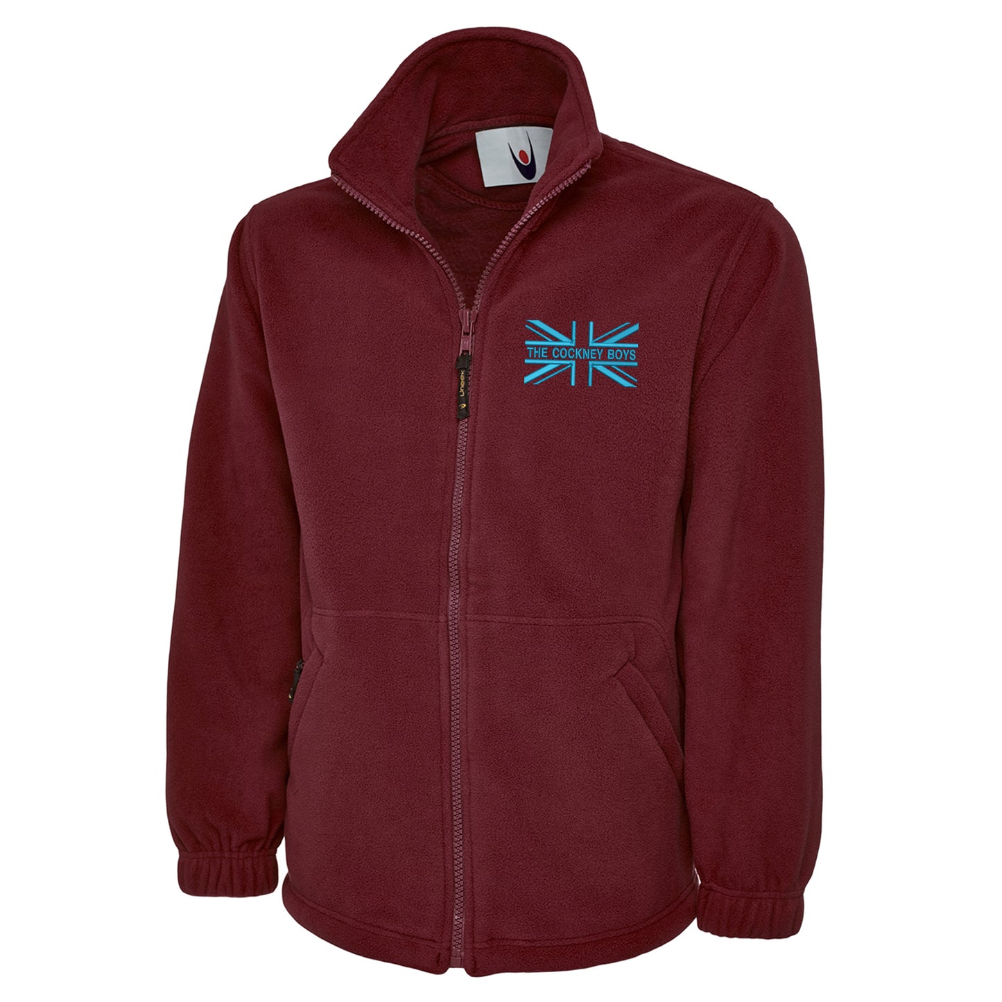 The Cockney Boys Union Jack Embroidered Premium Fleece Jacket