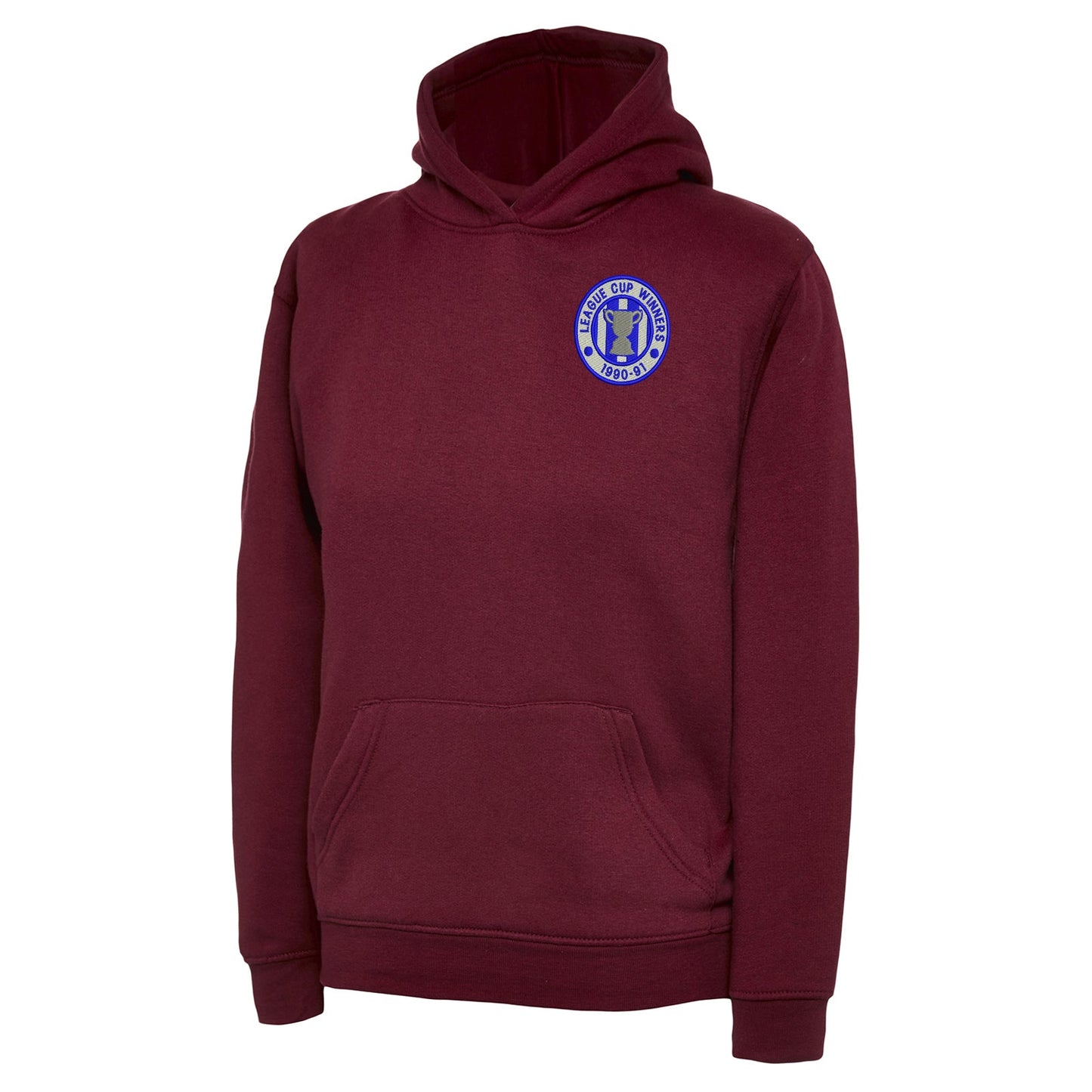 Retro Sheffield Wednesday League Cup Winners 1991 Embroidered Children's Hoodie