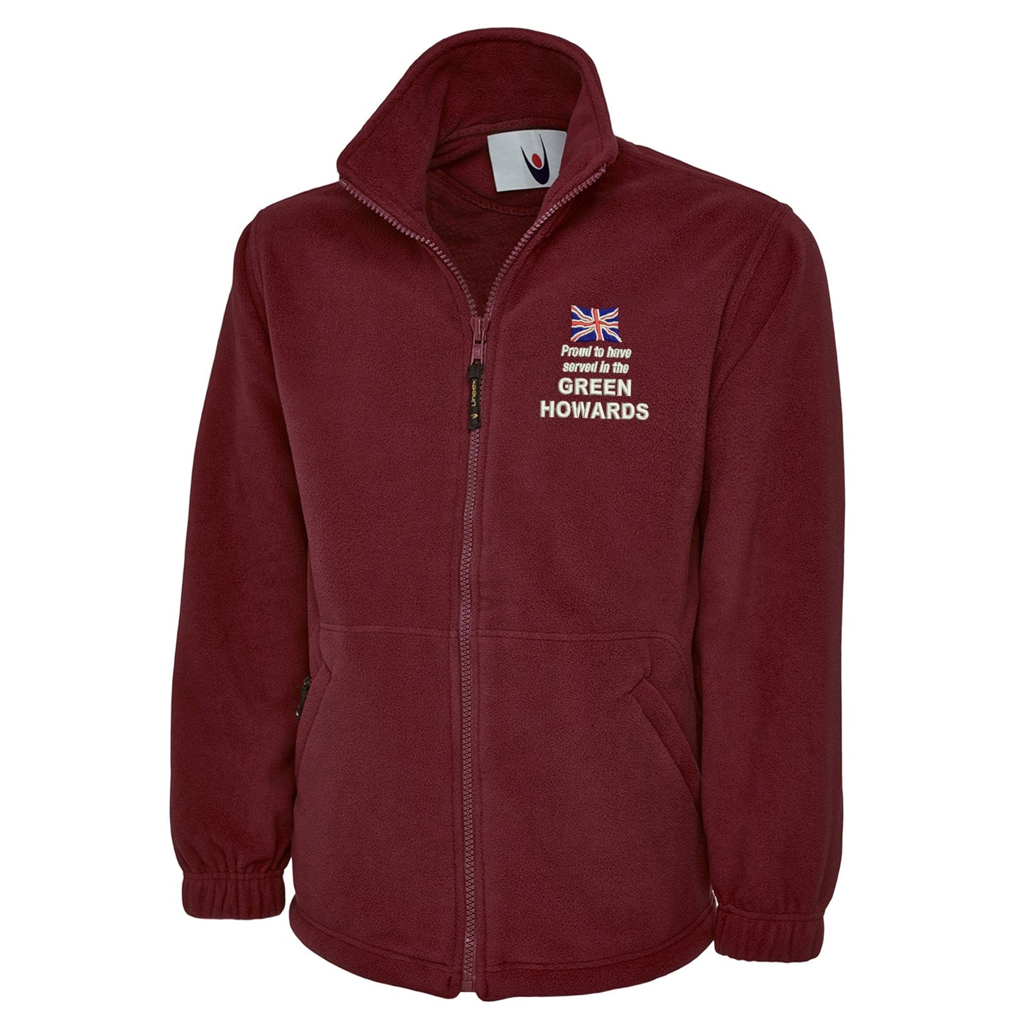 Proud to Have Served in The Green Howards Embroidered Premium Fleece