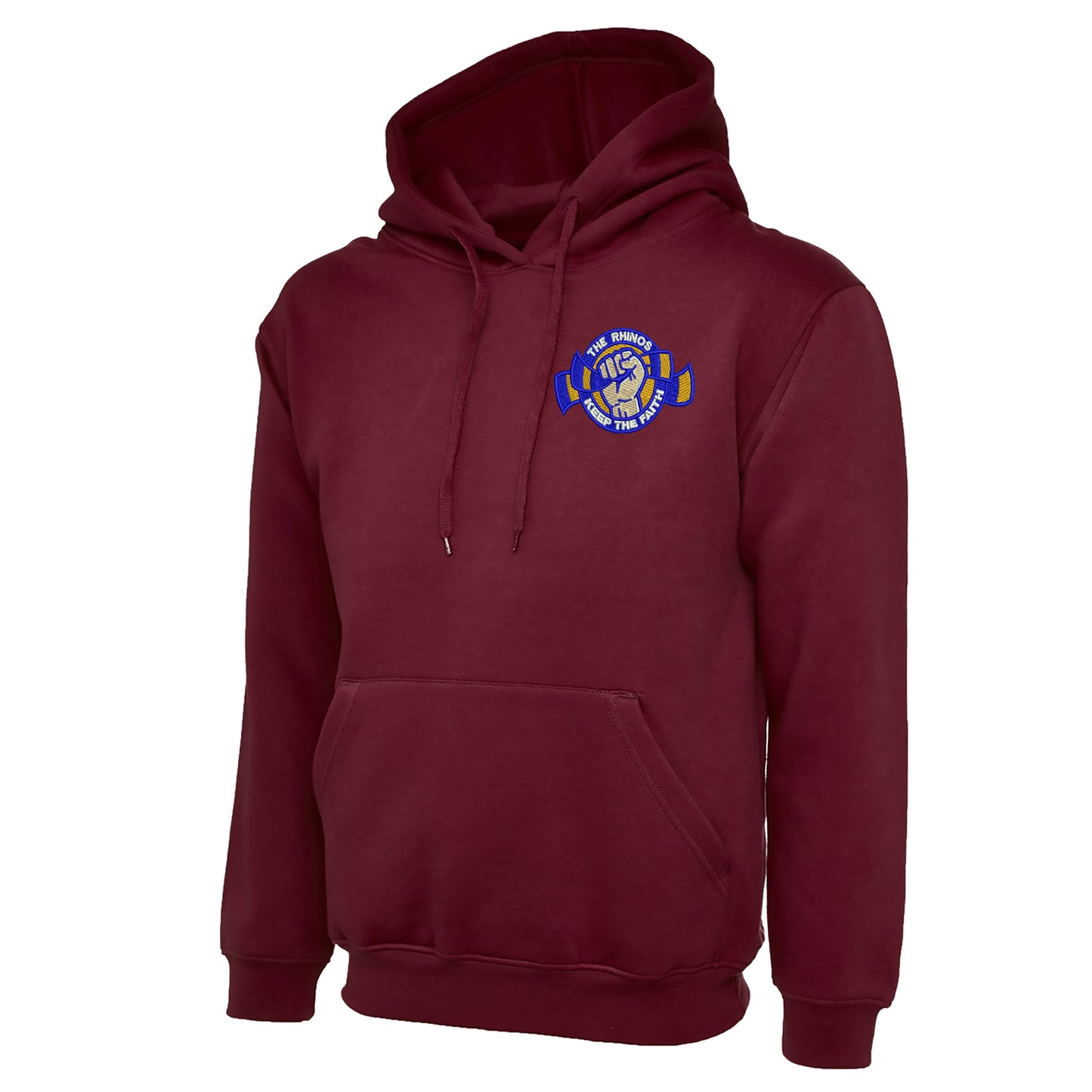 The Rhinos Keep The Faith Embroidered Hoodie
