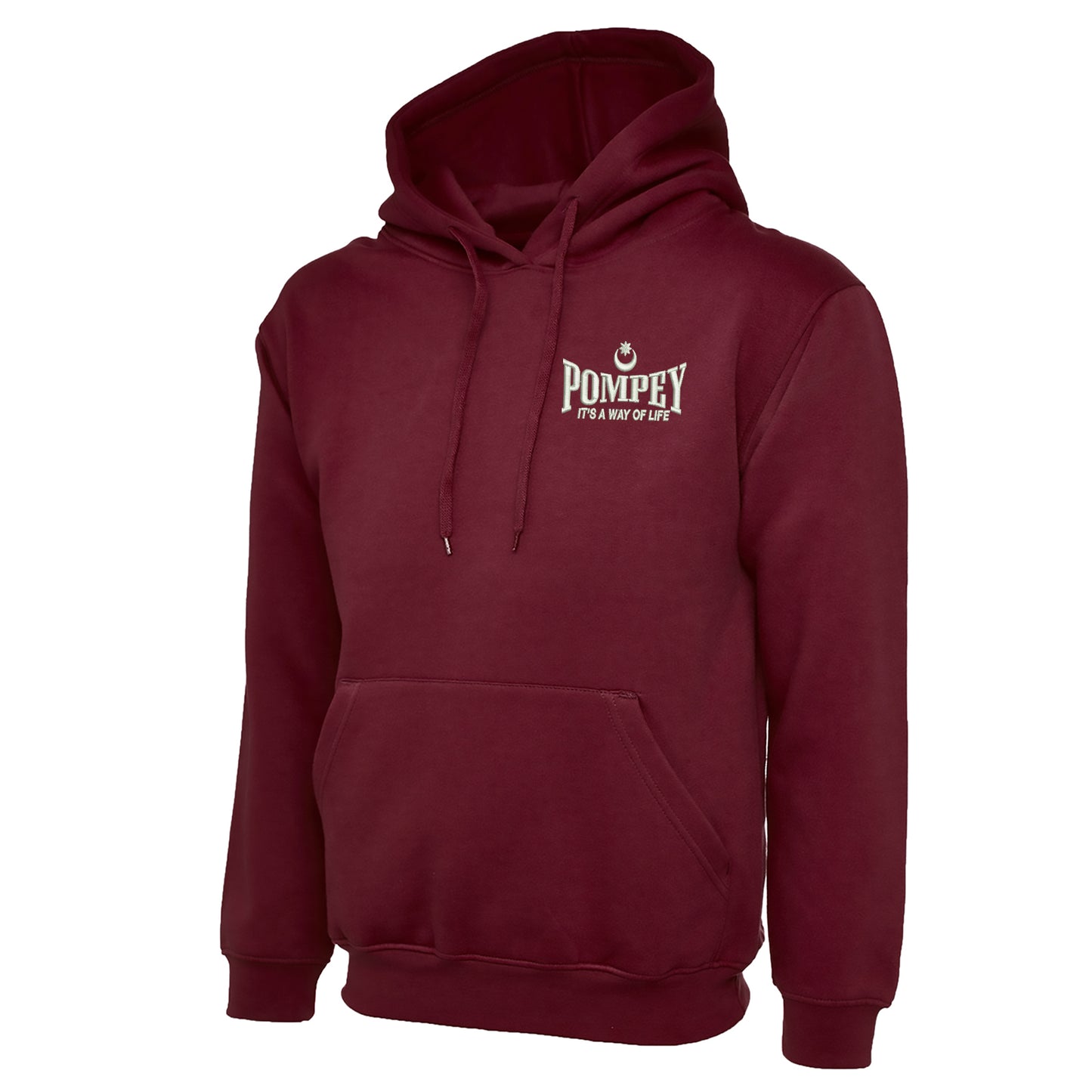 Pompey It's a Way of Life Embroidered Hoodie
