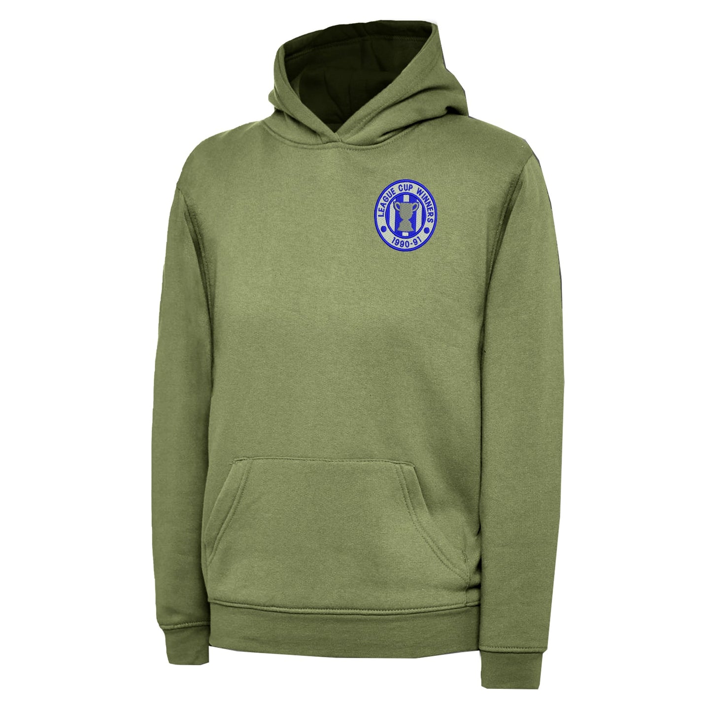 Retro Sheffield Wednesday League Cup Winners 1991 Embroidered Children's Hoodie