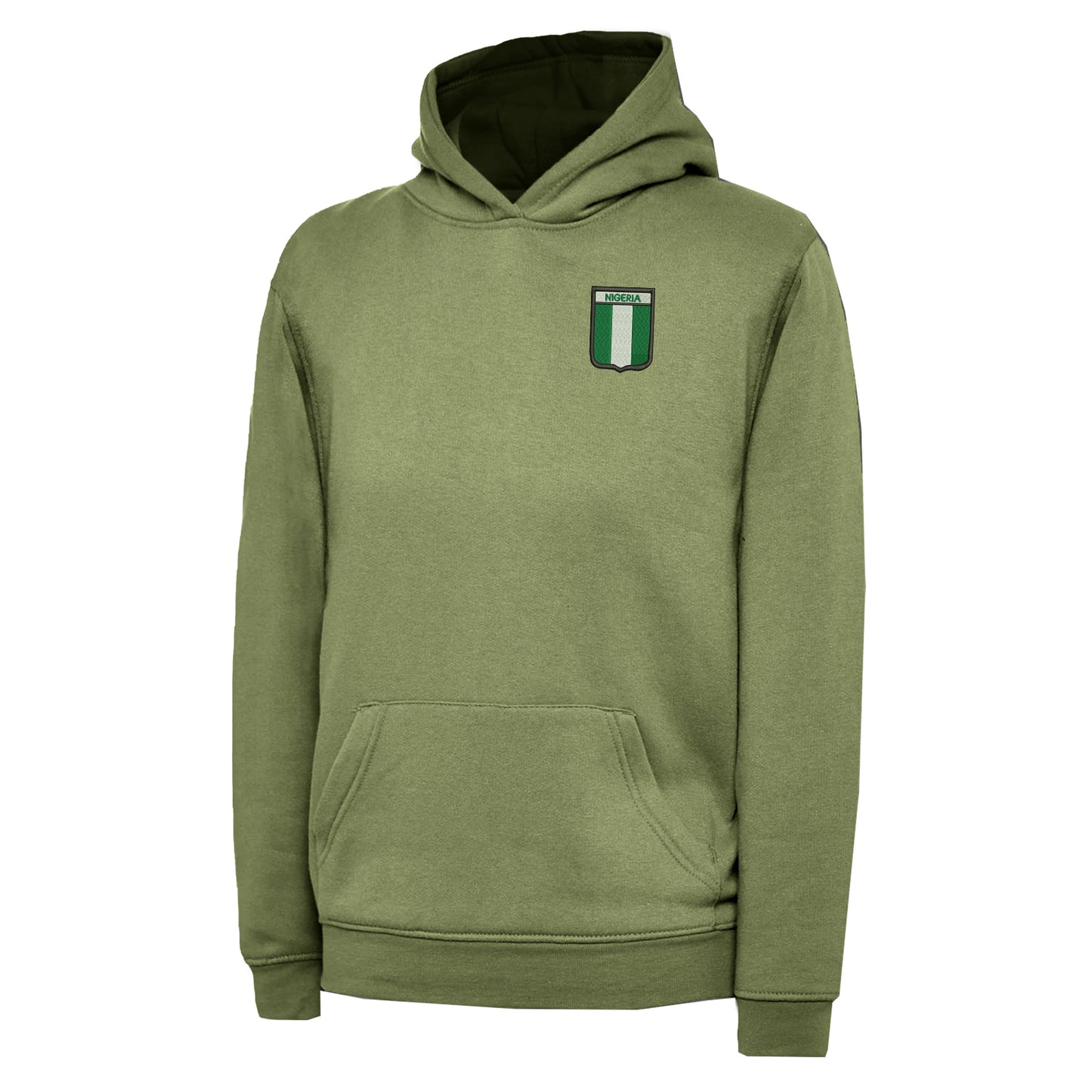 Flag of Nigeria Shield Hoodie