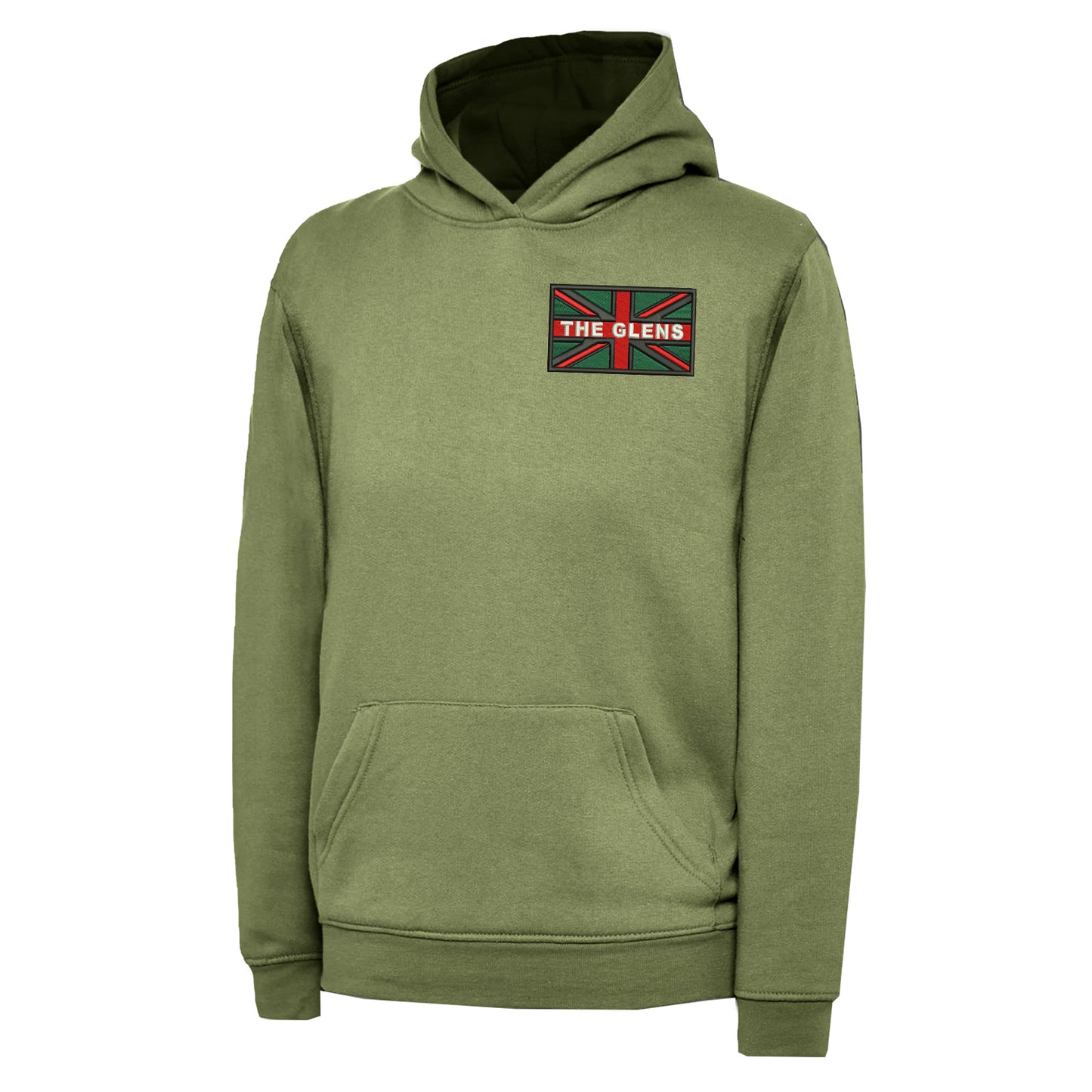 The Glens Coloured Union Jack Hoodie