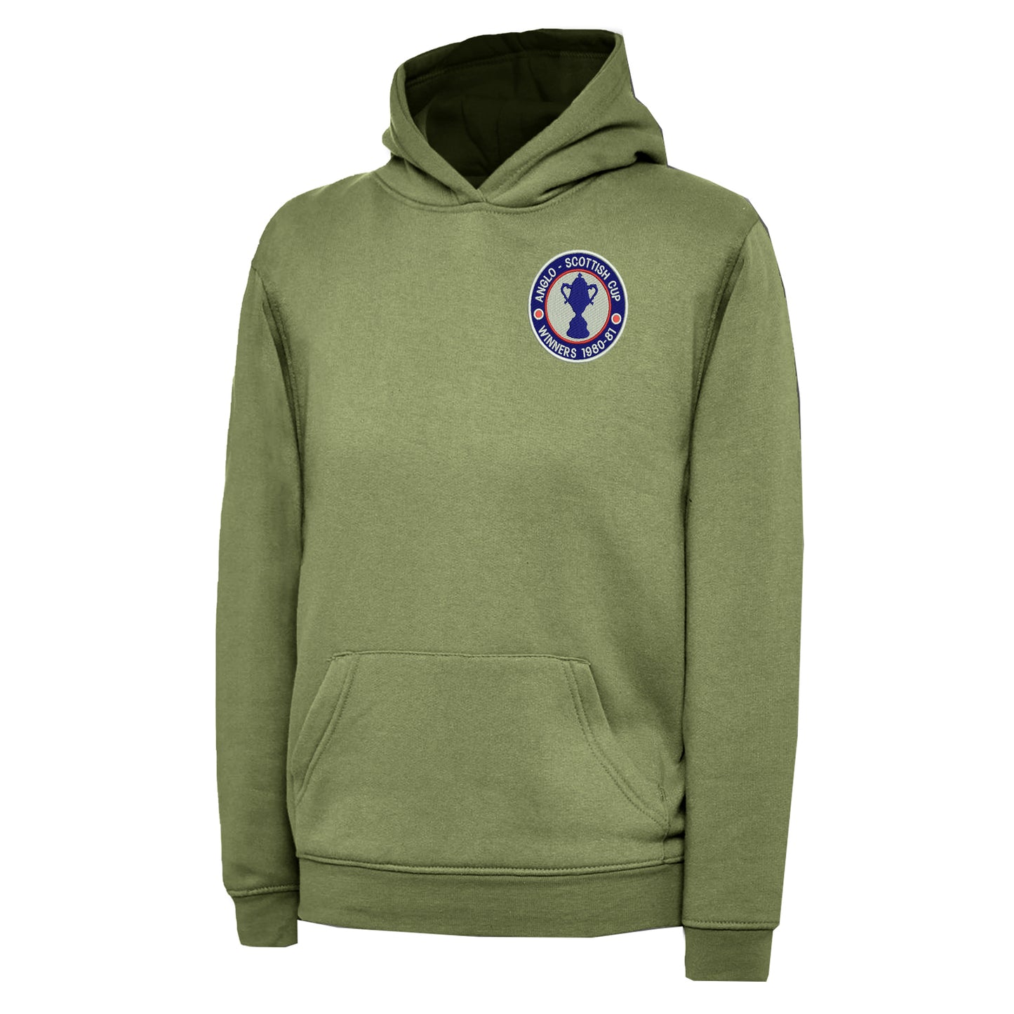 Retro Chesterfield Anglo-Scottish Cup Winners 1981 Embroidered Children's Hoodie