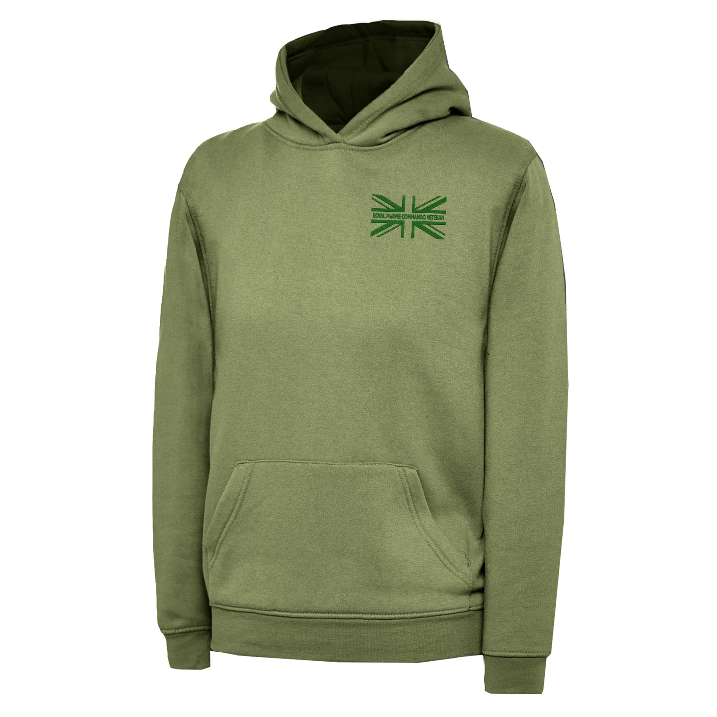 Royal Marine Commando Veteran Union Jack Embroidered Children's Hoodie