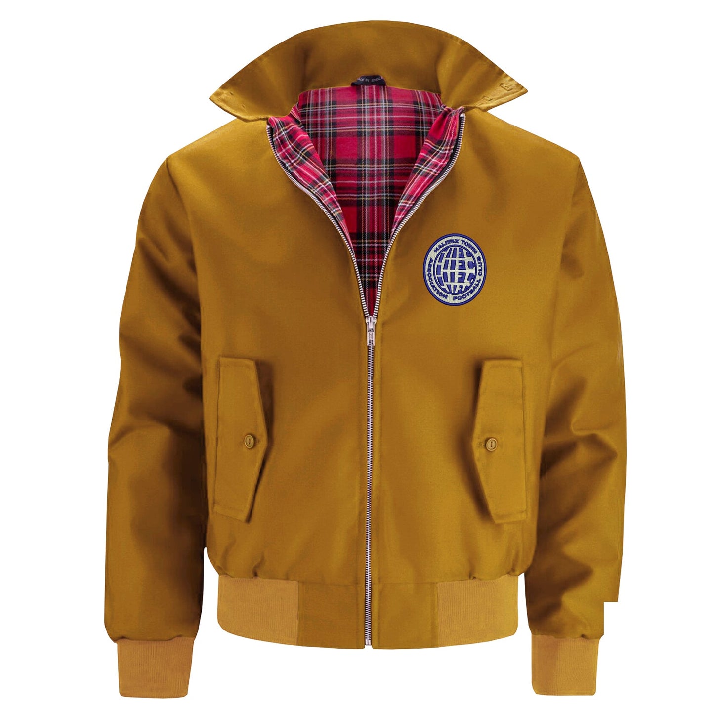 Retro Halifax 1970s Embroidered Classic Harrington Jacket