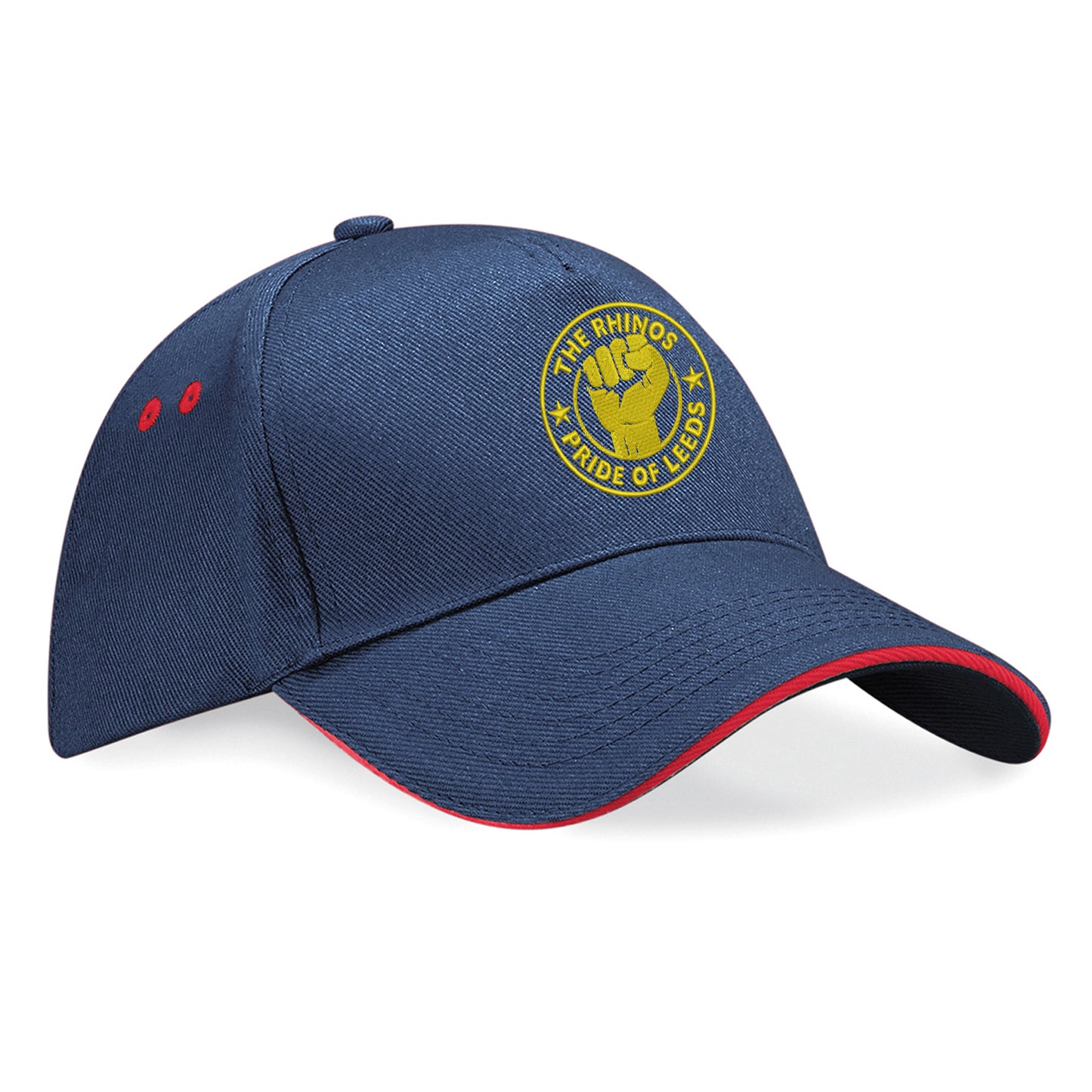 The Rhinos Pride of Leeds Embroidered Baseball Cap