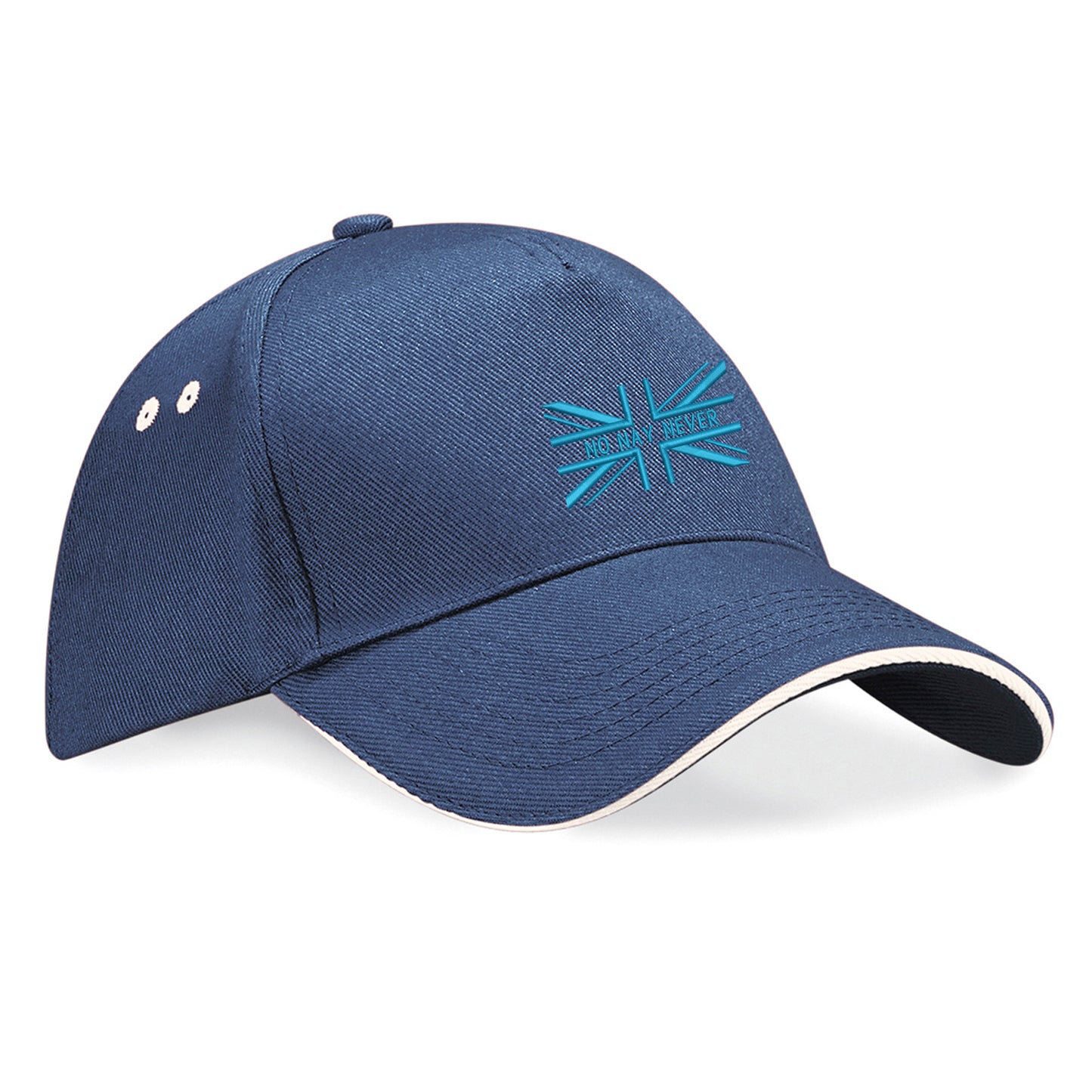No Nay Never Union Jack Baseball Cap