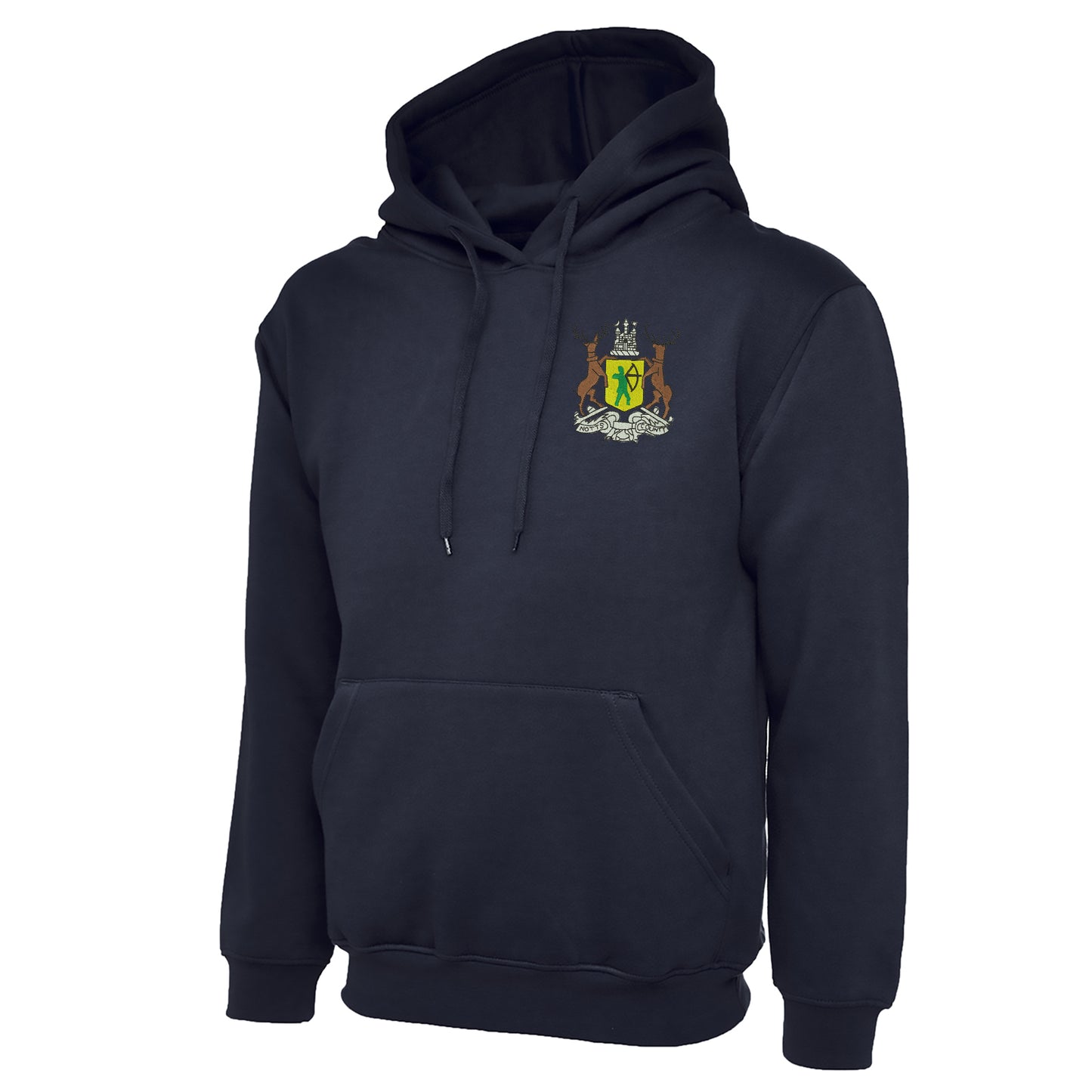 Retro Notts County 1962 Embroidered Classic Hoodie