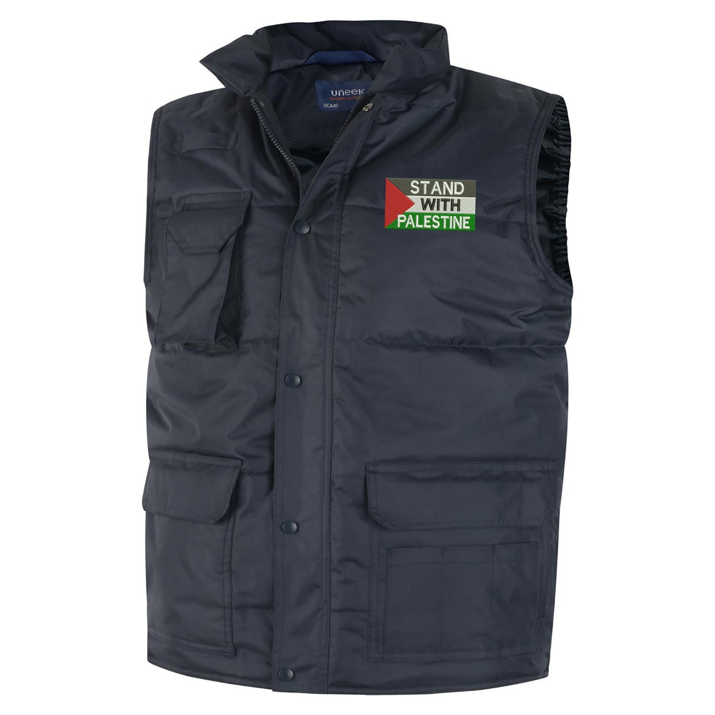 Palestine Body Warmer Mens