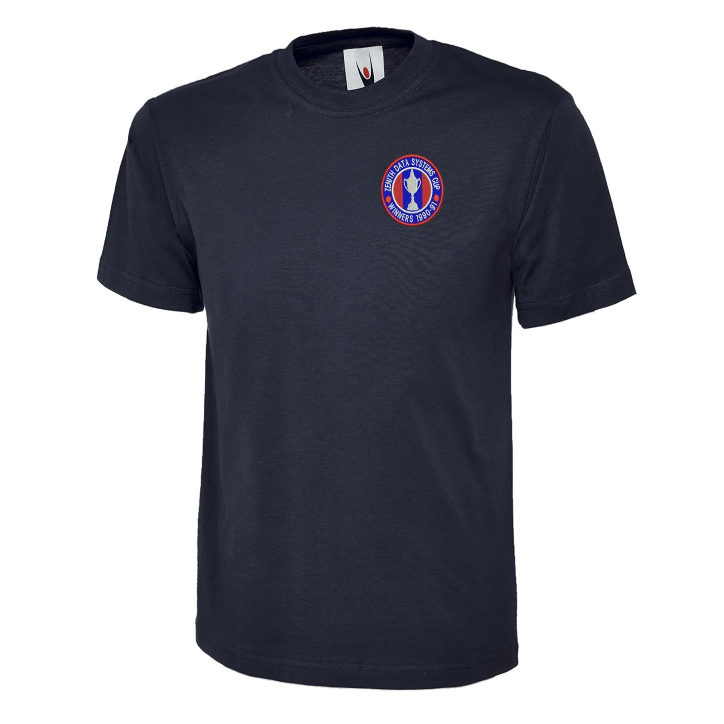 Retro Crystal Palace Zenith Data Systems Cup Winners 1991 Embroidered Children's T-Shirt