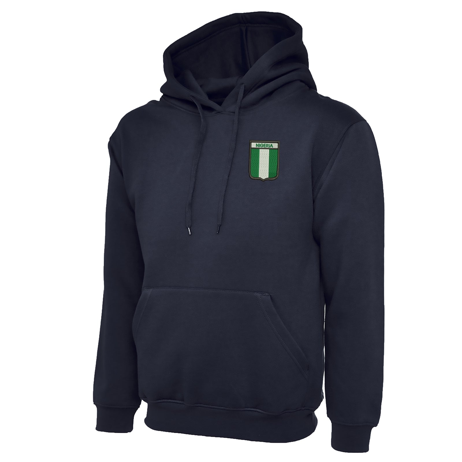 Flag of Nigeria Shield Hoodie