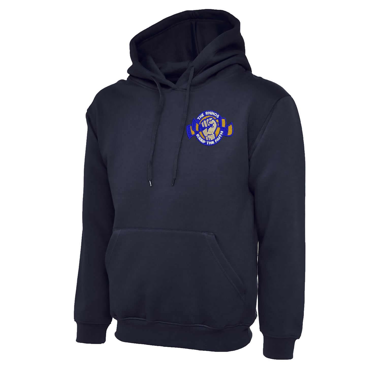 The Rhinos Keep The Faith Embroidered Hoodie