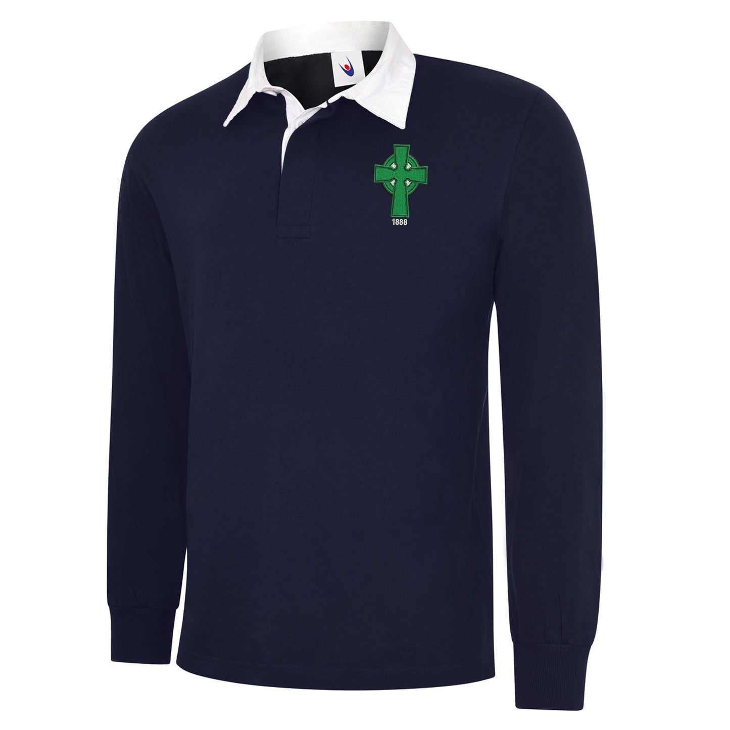 Retro Celtic 1888 Embroidered Long Sleeve Rugby Shirt