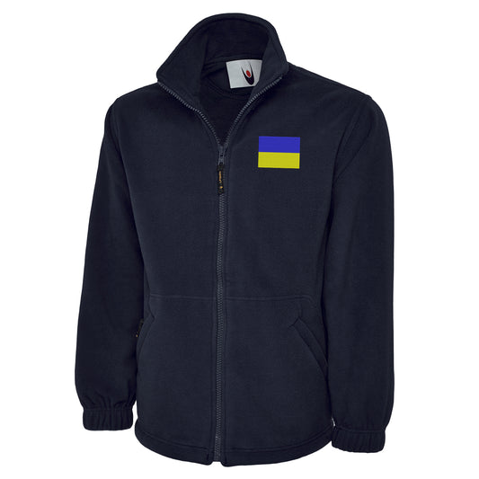 Flag of Ukraine Fleece Jacket