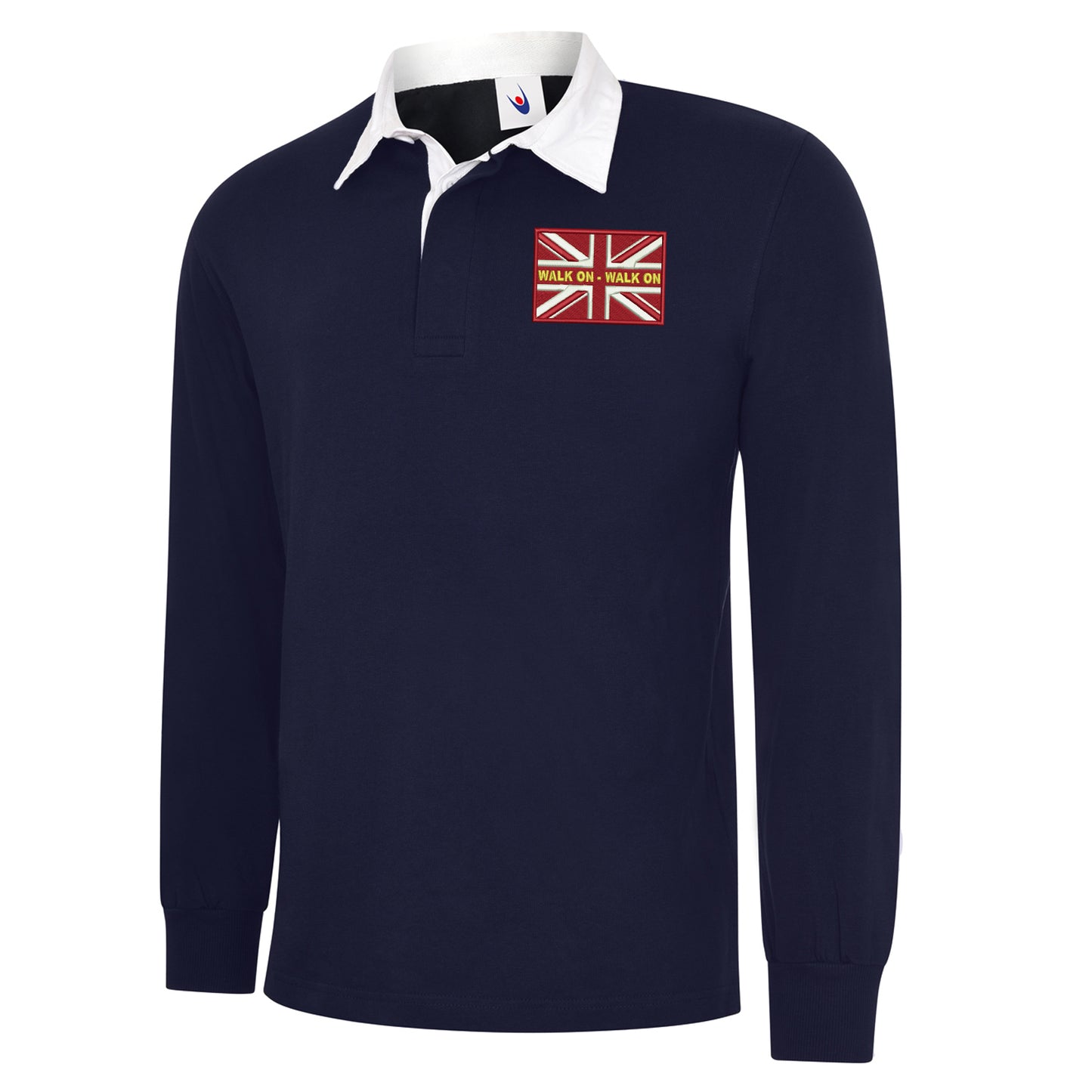 Walk On Walk On Coloured Union Jack Rugby Shirt