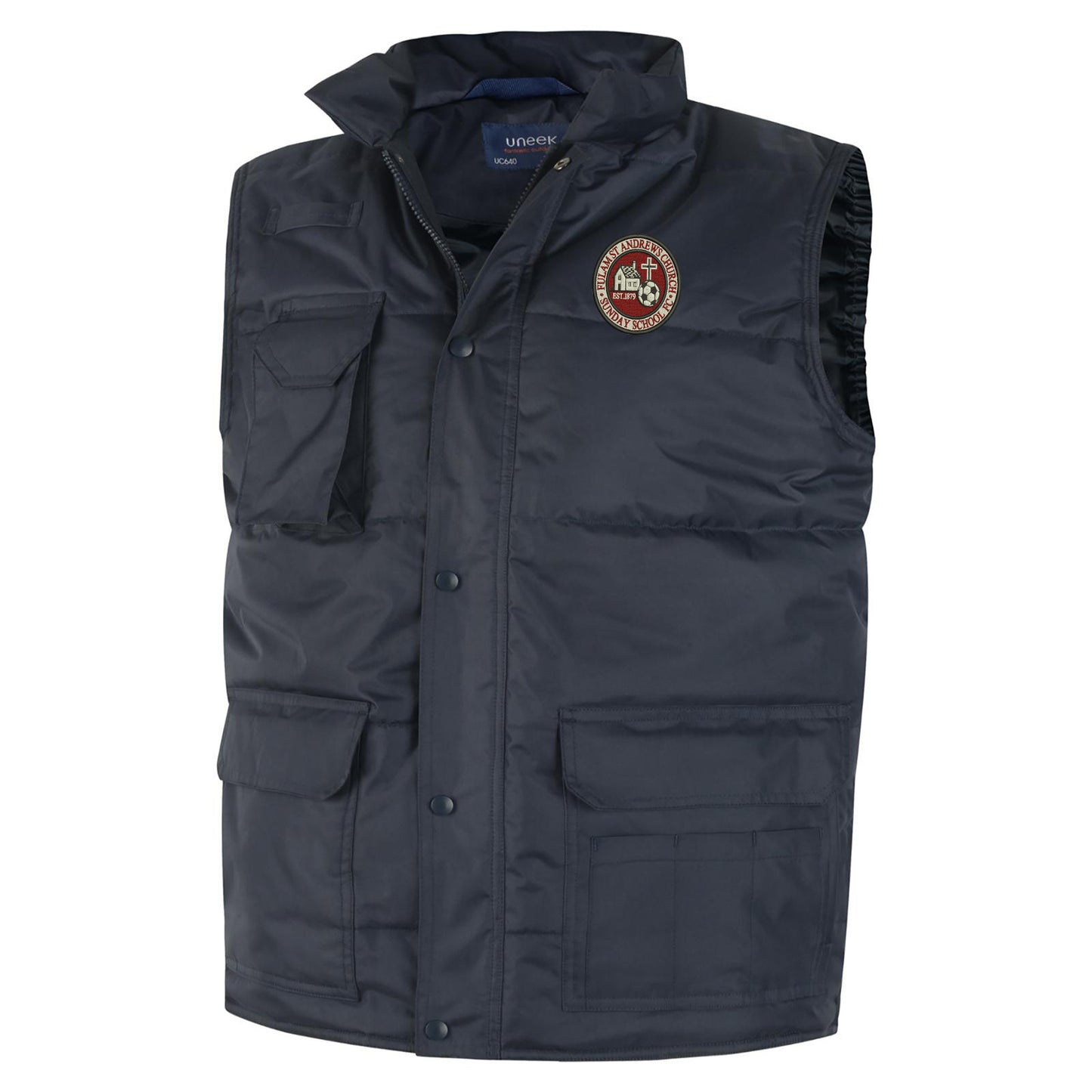 Old School Fulham Football Bodywarmer