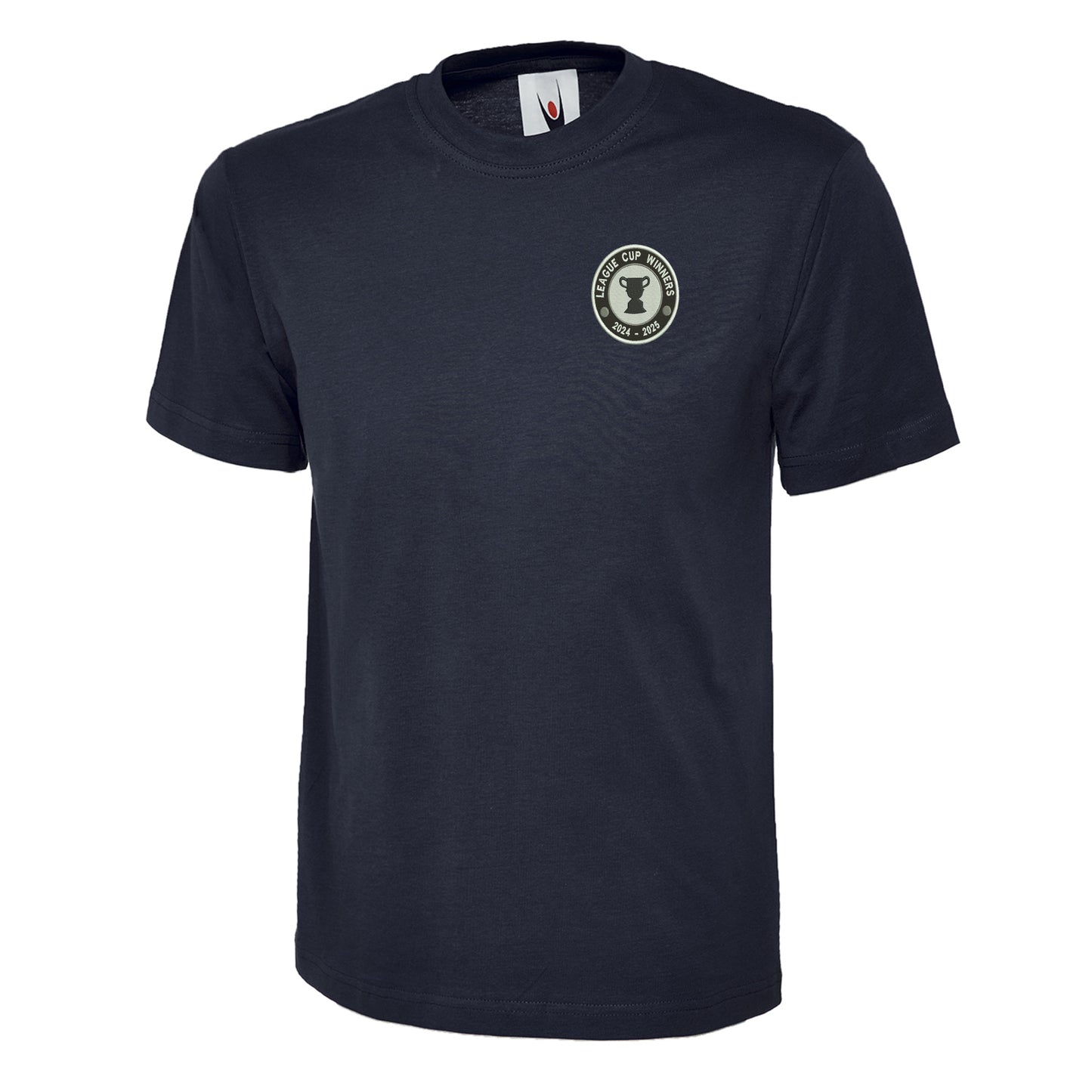 Newcastle League Cup Embroidered T Shirt