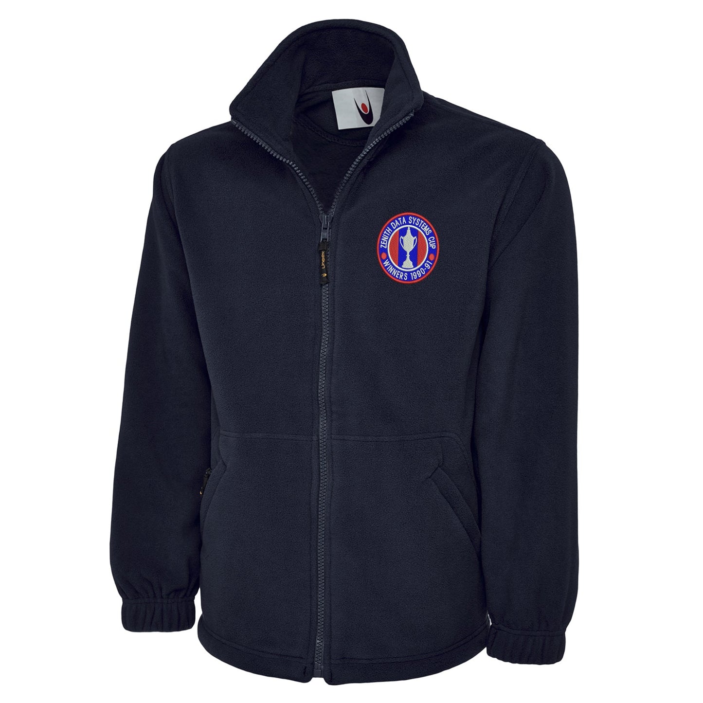 Retro Crystal Palace Zenith Data Systems Cup Winners 1991 Embroidered Premium Fleece