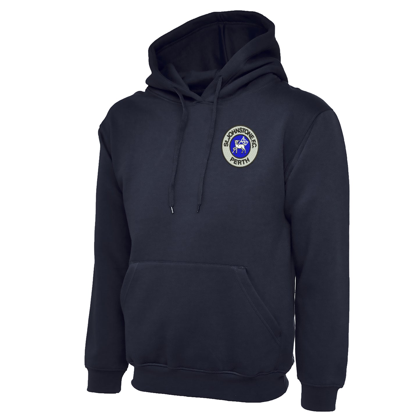 Retro St Johnstone 1980 Embroidered Classic Hoodie