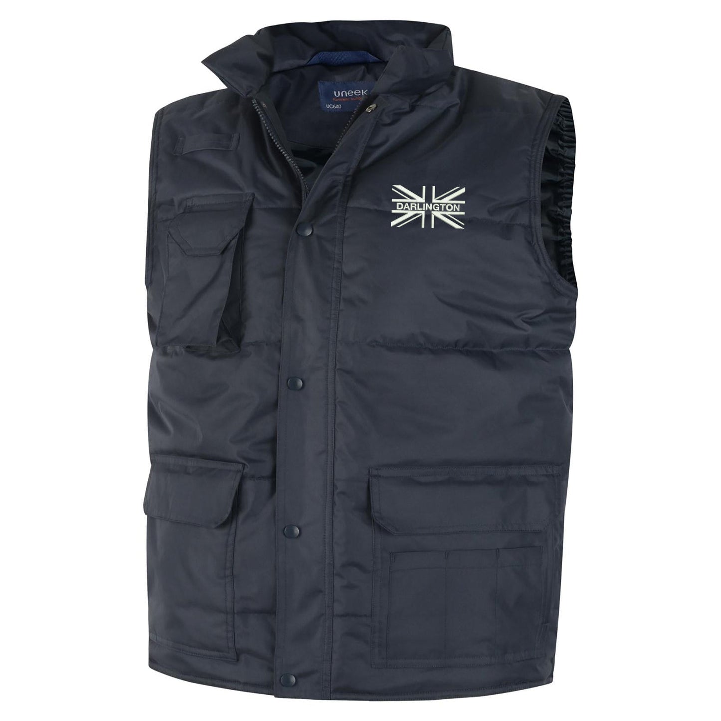 Darlington Union Jack Embroidered Super Pro Body Warmer