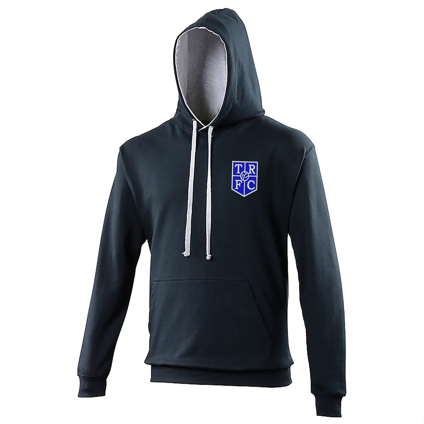 Retro Tranmere 1983 Embroidered Contrast Hoodie