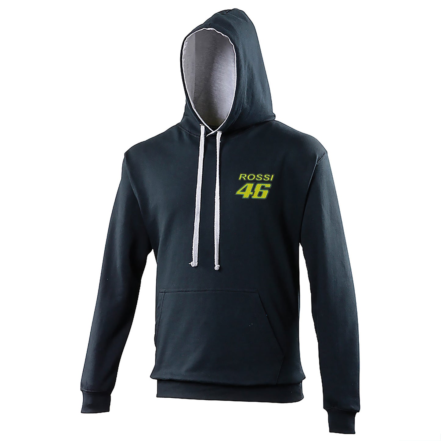 Rossi 46 Embroidered Contrast Hoodie