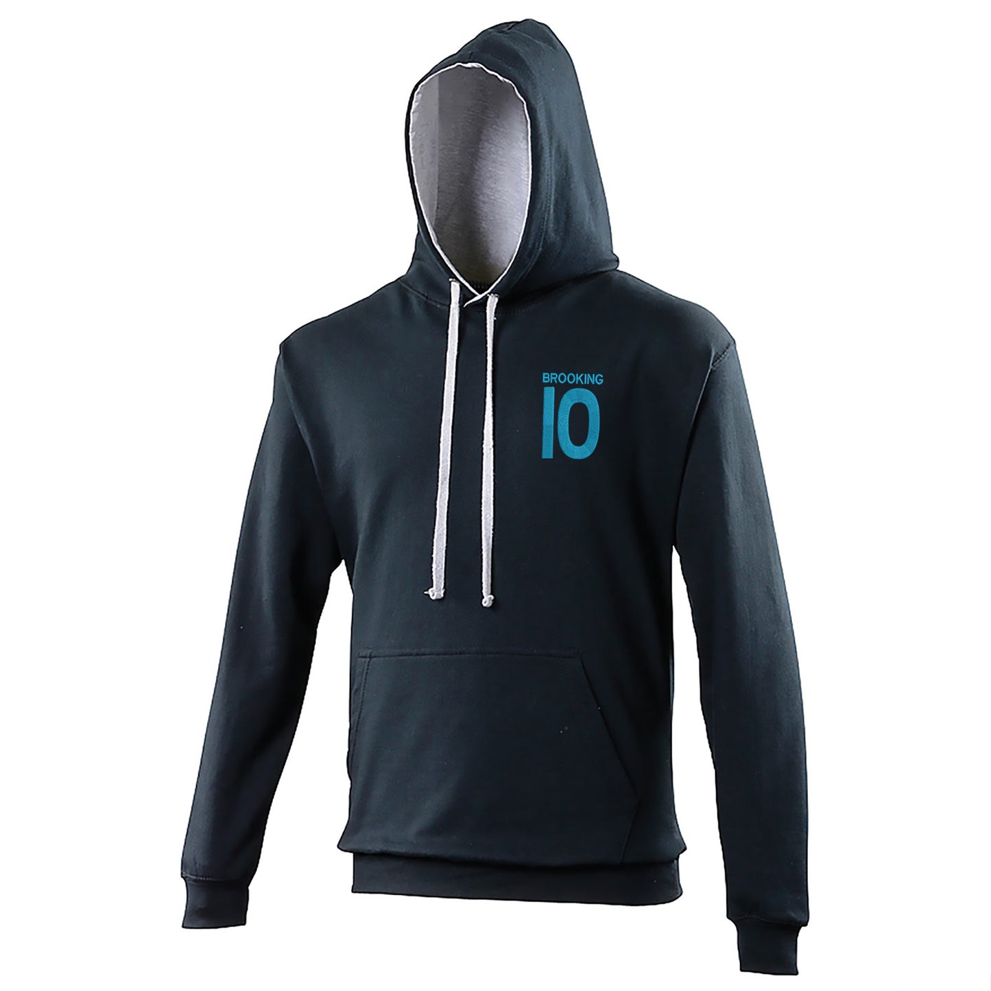 Brooking 10 Embroidered Contrast Hoodie