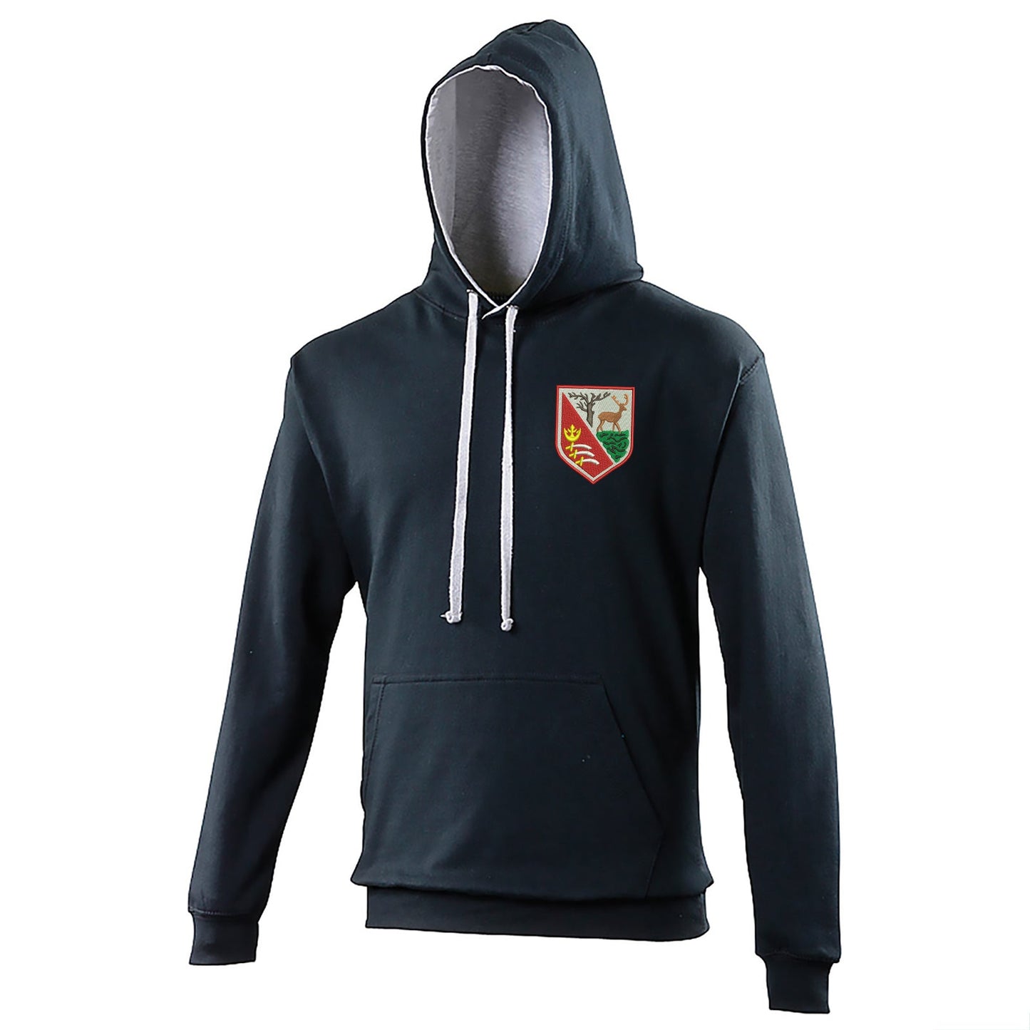 Retro Hayes Embroidered Contrast Hoodie