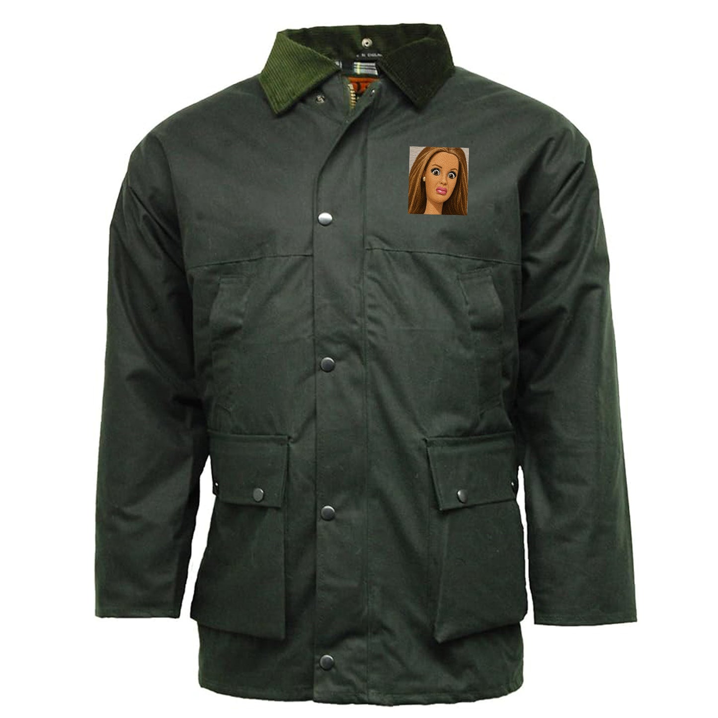 Funny Distressed Doll Face Meme Coat