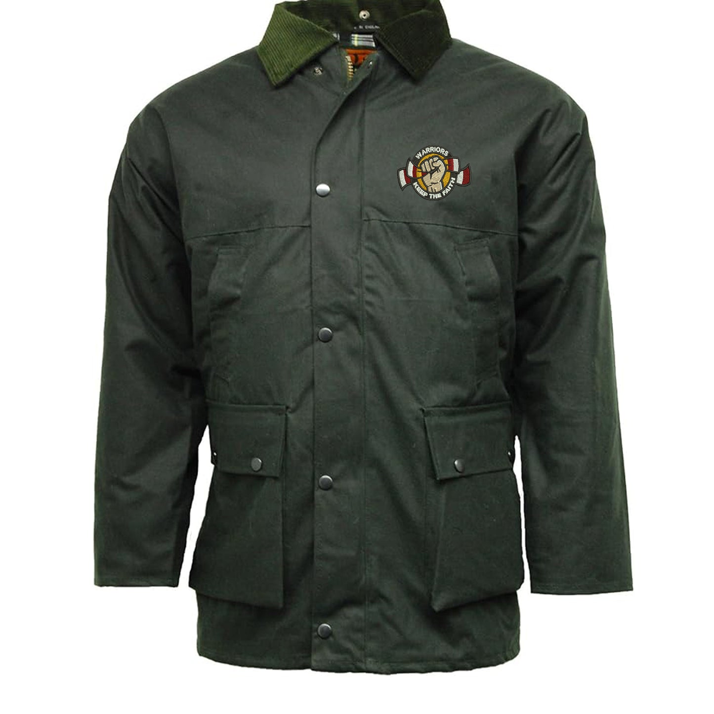 The Warriors Keep The Faith Padded Wax Jacket