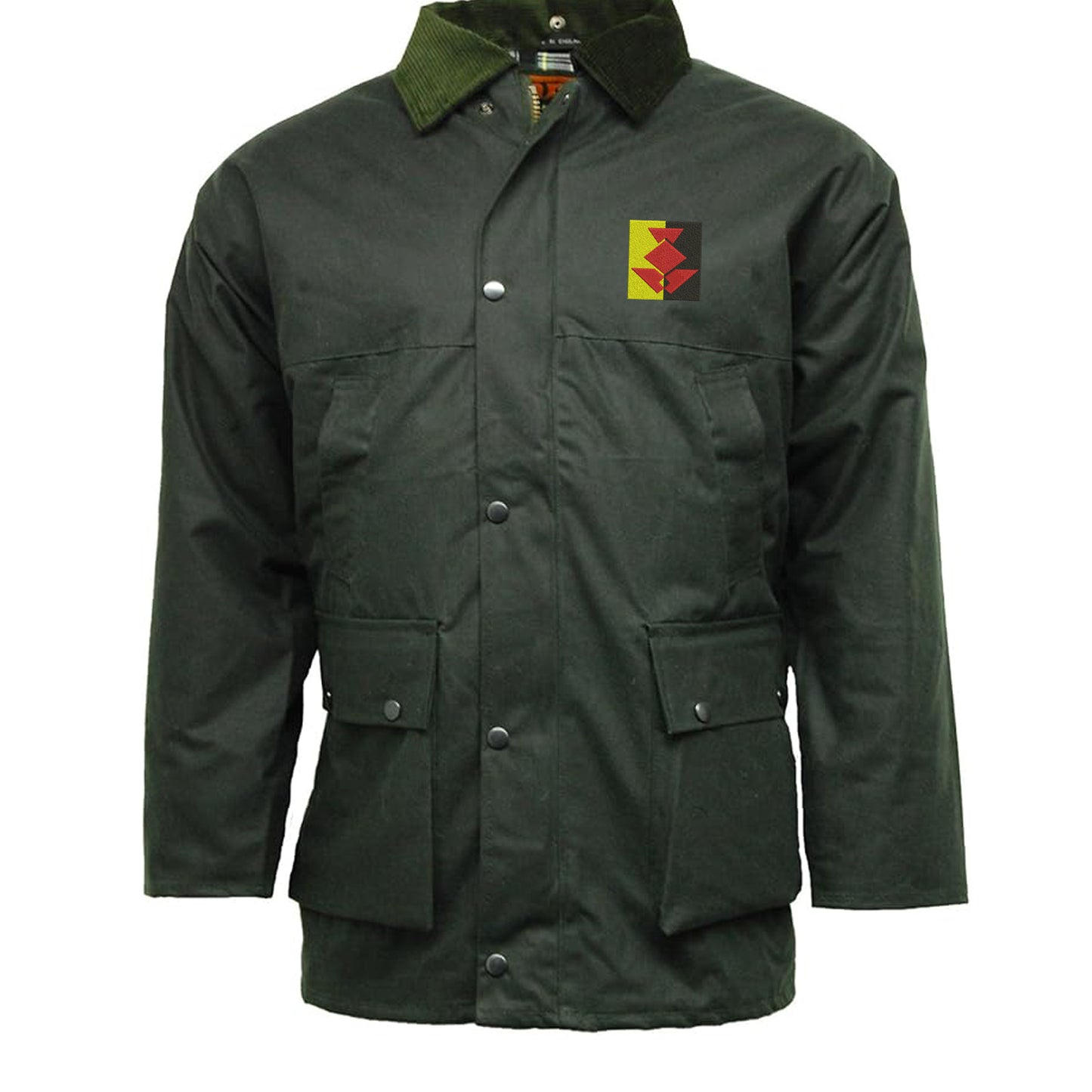 Retro Partick 1990 Embroidered Padded Wax Jacket