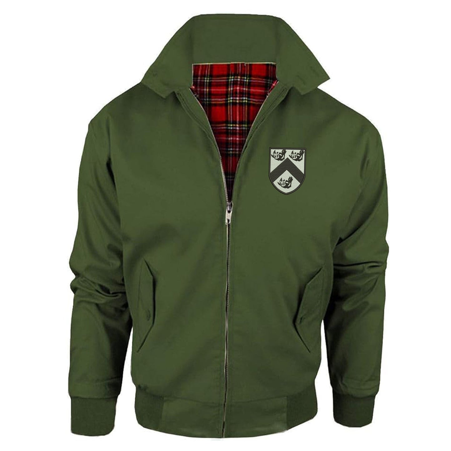 Retro Grimsby 1884 Embroidered Classic Harrington Jacket