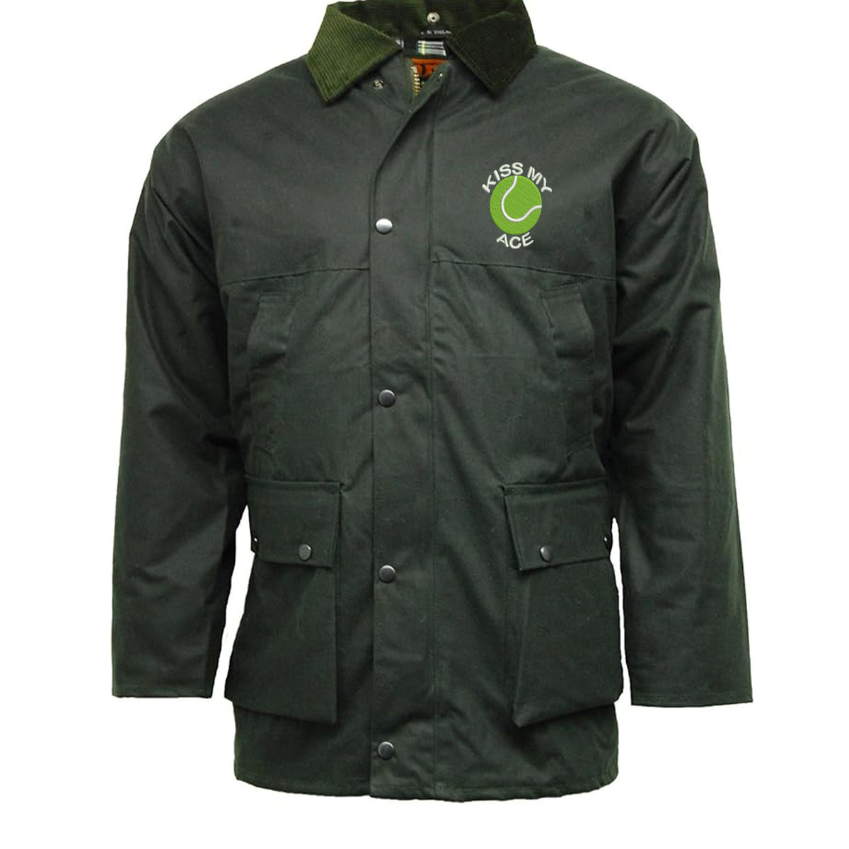 Kiss My Ace Padded Wax Jacket