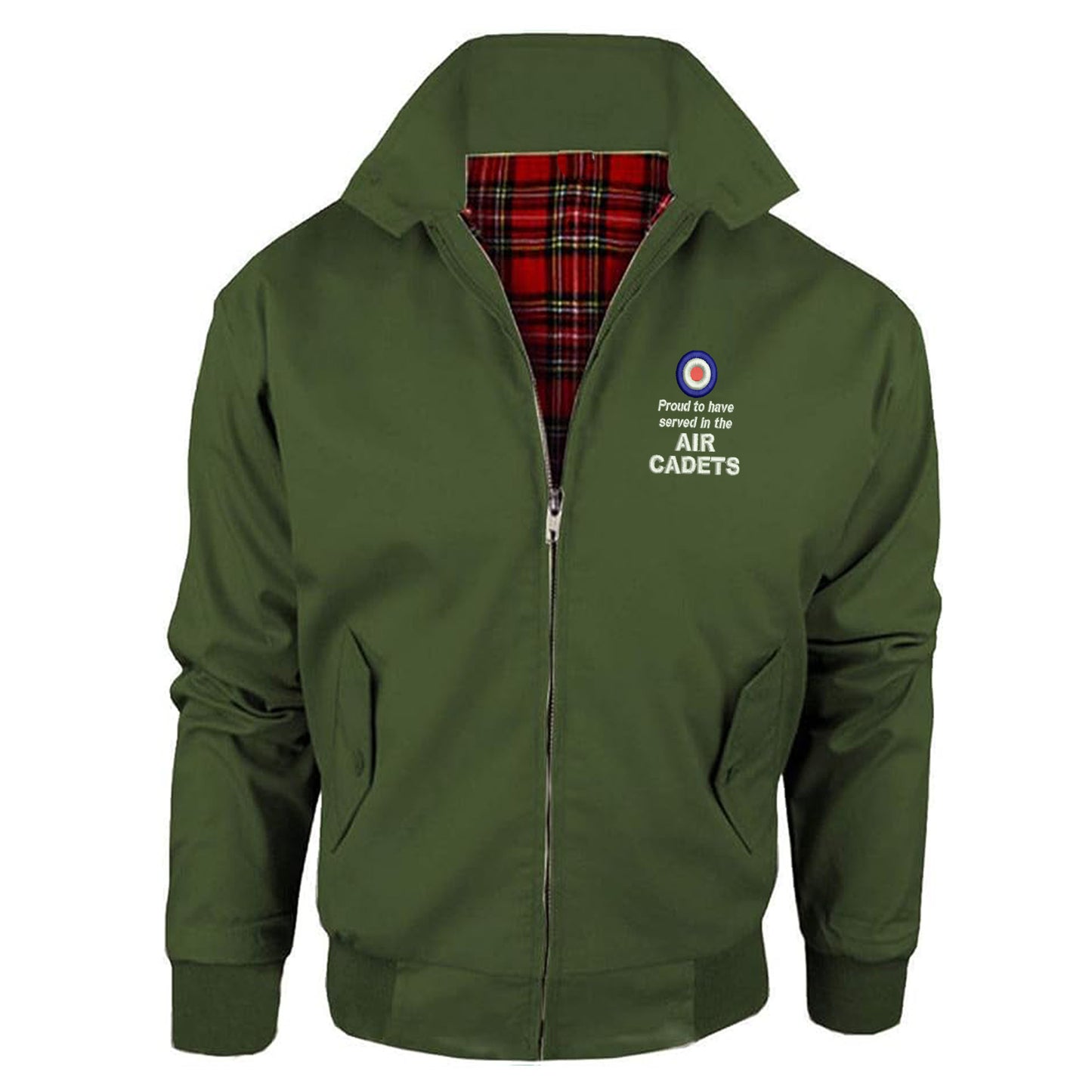 Proud to Have Served in The Air Cadets Embroidered Classic Harrington Jacket